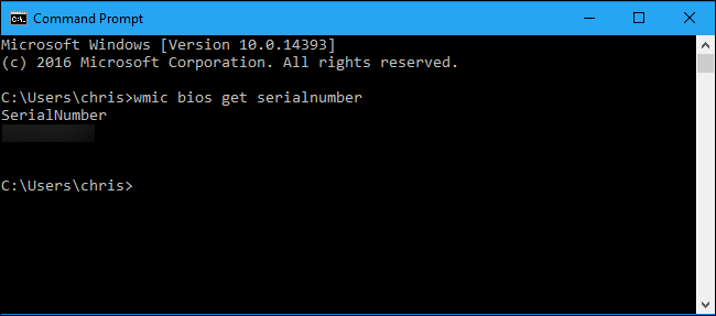 How to find your windows serial number